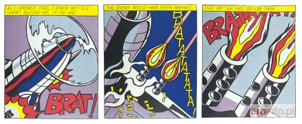 LICHTENSTEIN Roy | As I opened fire poster - Tryptyk, 1966