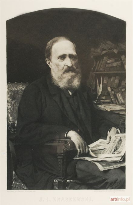 POCHWALSKI Kazimierz Teofil | Portret J. I. Kraszewskiego, 1887 r.