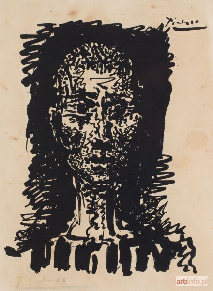 PICASSO Pablo | Głowa więźnia oświęcimskiego, 1955 r.