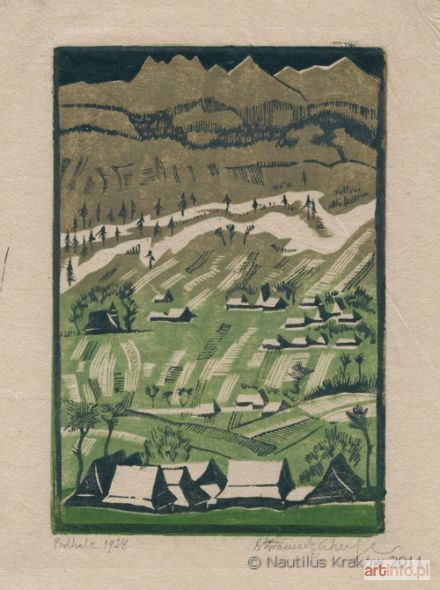 KRASNODĘBSKA-GARDOWSKA Bogna | Podhale [Widok ze Szlembarku], 1928