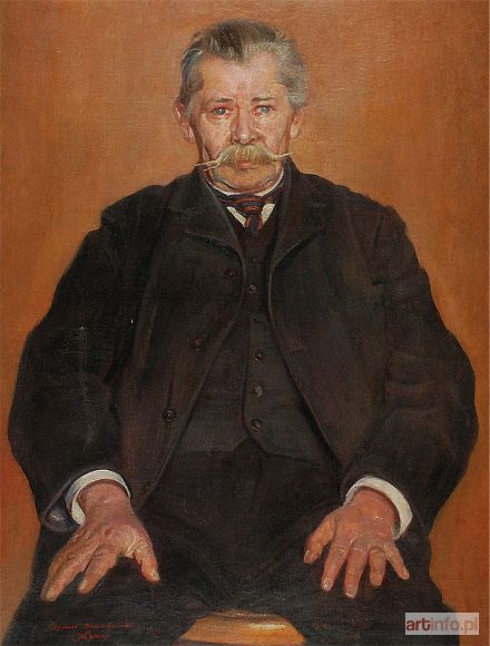 GAWLIKOWSKI Ryszard | Portret mężczyzny z wąsami