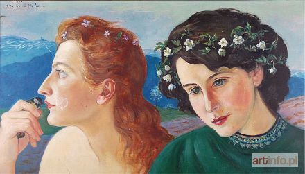 HOFMAN Wlastimil | Siostry - Danuta i Barbara Grębeckie, 1950