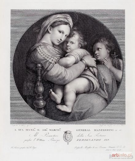 MORGHEN Raphael | Madonna delle Seggiola [Madonna na krześle], po 1793