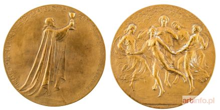 DEVREESE Godefroid | MEDAL, WYSTAWIENIE PARSIFALA W TEATRZE MONNAIE W BRUKSELI, 1914