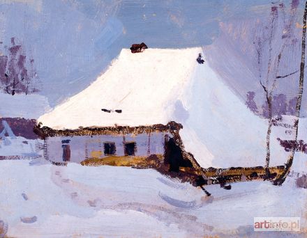 GAŁEK Stanisław | CHATA POD ŚNIEGIEM, 1907