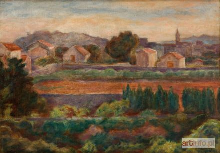 PANKIEWICZ Józef | Pejzaż z panoramą portu w La Ciotat, 1927 r.