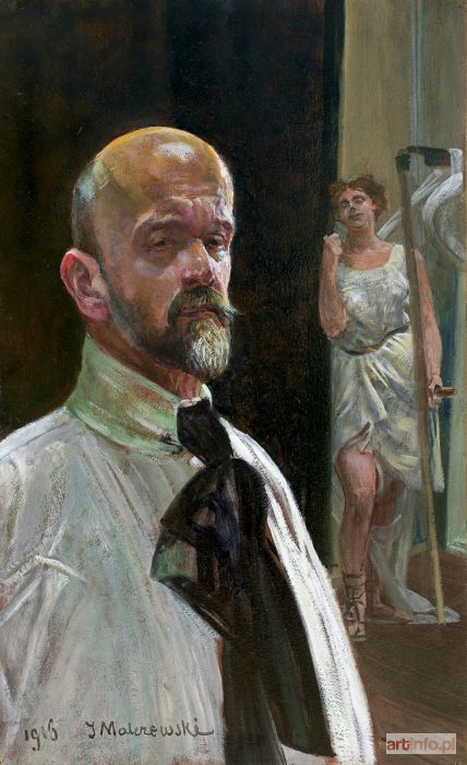 MALCZEWSKI Jacek | AUTOPORTRET Z THANATOSEM, 1916