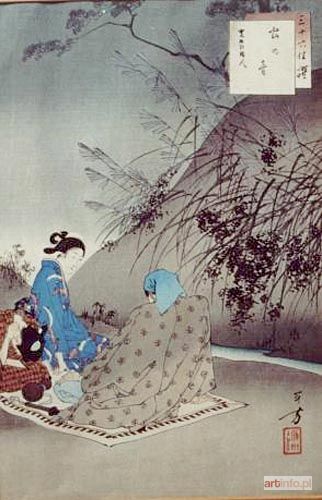 Malarz nieokreślony (Japonia, XIX/XX w.) | Odpoczynek nad rzeką