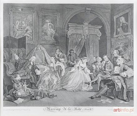 HOGARTH William | Marriage A la Mode - Plate IV, 1743-44