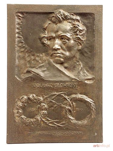 OTTO Zygmunt | Plakieta jubileuszowa Juliusz Słowacki 1809-1849