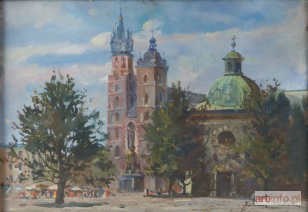 SŁABIAK Juliusz | Widok na Kościół Mariacki