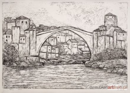 LAM Władysław | Mostar. Stary Most nad Neretwą, 1965