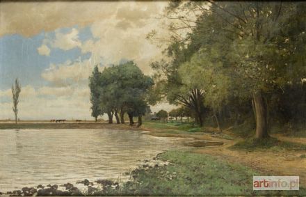 GORSTKIN-WYWIÓRSKI Michał | Pejzaż z Rzegocina, 1919 r.