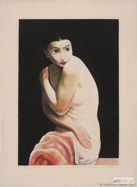 KISLING Mojżesz | Nu assis [Alice Prin zw Kiki de Montparnasse], ok 1925