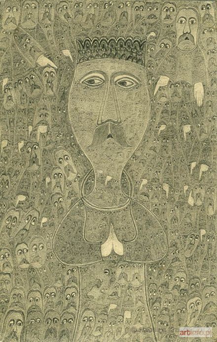 MONSIEL Edmund | Bez tytułu [Król], 1955