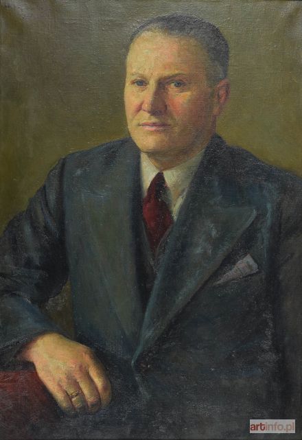 DOBROWOLSKI Wacław | Portret mężczyzny w garniturze, 1937