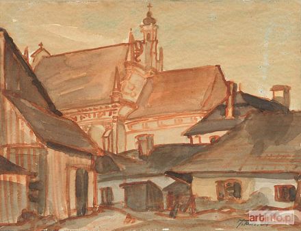 TOM Józef | WIDOK NA FARĘ W KAZIMIERZU, 1924