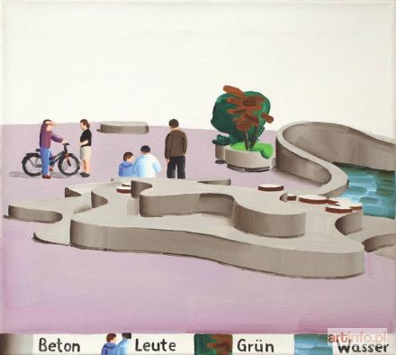 MACIEJOWSKI Marcin | BETON, LUDZIE, ZIELEN, WODA (ANALIZA LEVERKUSEN), 2001