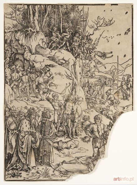 DÜRER Albrecht | Der Martyrium der zehntausend Christen [Męczeństwo 10 tysięcy chrześcijan], 1497