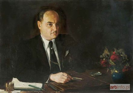 SERWIN-ORACKI Mieczysław | PORTRET ELEGANCKIEGO PANA, 1947