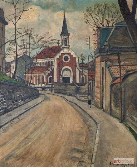 GRUNSWEIGH Natan (Nathan) | Kościół Saint-Charles w Asnieres (przedmieście Paryża), 1925