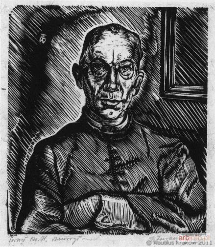 ŻURAWSKI Władysław | Portret księdza H., 1935