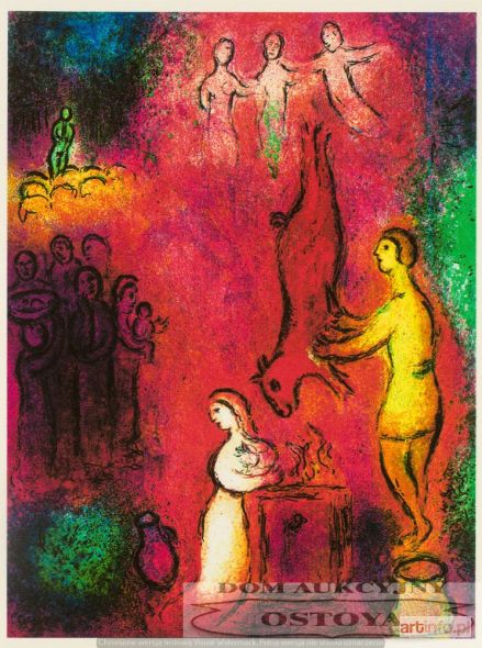 CHAGALL Marc | OFIARA DLA NIMFY (z Dafnis i Chloe), 1961/po 1989