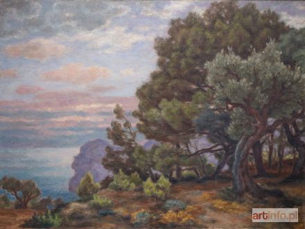 PANKIEWICZ Józef | Widok morza w La Ciotat, 1927 r.