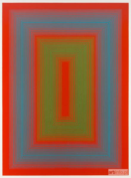 ANUSZKIEWICZ Richard | Reflections II - Red Line, 1979 r.