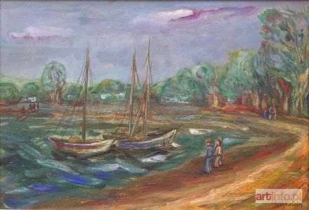 EPSTEIN Henryk (Chaim) | Bateaux au port