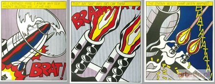 LICHTENSTEIN Roy | as I opened fire,  tryptyk