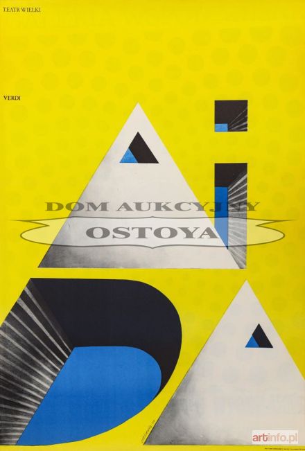 CIEŚLEWICZ Roman | Plakat do opery AIDA, 1966