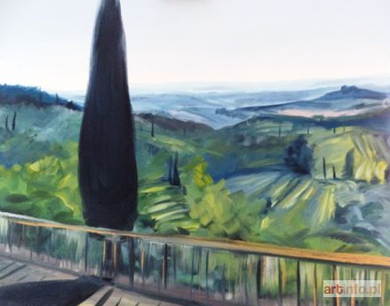 MALINOWSKI Jacek | Gelato sulla terrazza a San Gimignano, 2016