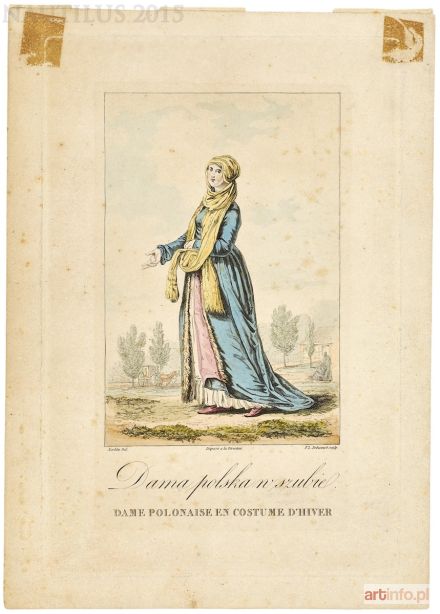 DEBUCOURT Philibert Louis | Dama polska w szubie, 1817
