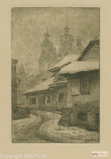 PIENIĄŻEK Józef | Róg ulicy Kładkowej, 1927