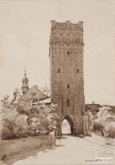 PIENIĄŻEK Józef | Sandomierz. Brama Opatowska, 1925