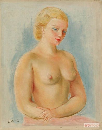 KISLING Mojżesz | Petit buste nu (Mały akt w popiersiu), 1935