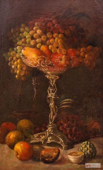 PEREZ CARRILLO Alfredo | MARTWA NATURA Z PATERĄ I OWOCAMI, 1901