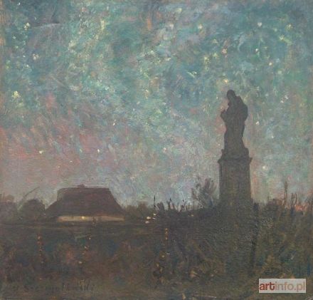 SZCZYGLIŃSKI Henryk | Nokturn z kapliczką, ok.1928