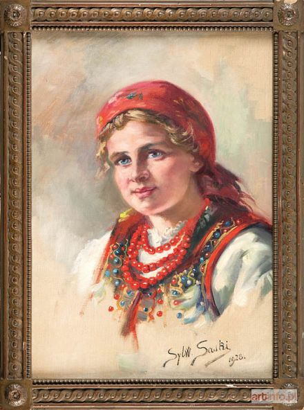 SASKI Sylweriusz | DZIEWCZYNA Z BRONOWIC, 1928 R.