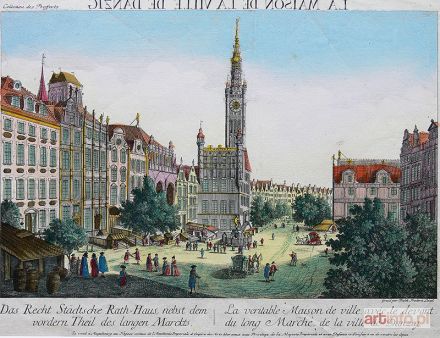 LEIZEL Balthasar Friedrich | La Maison de la Ville de Danzig. Das Recht Städtsche Rath=Haus...