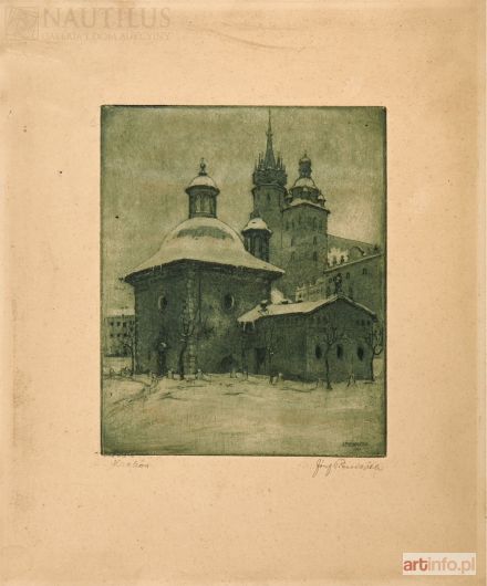 PIENIĄŻEK Józef | Kraków. Kościół św. Wojciecha, 1924