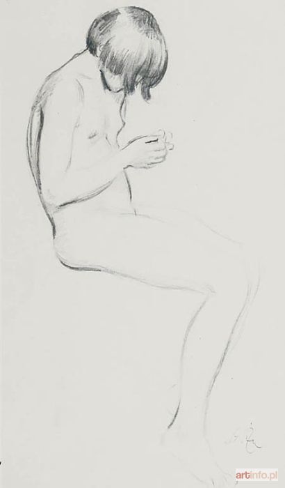 ŻURAWSKI Stanisław | Akt siedzący
