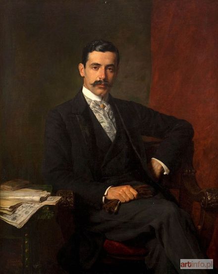 POCHWALSKI Kazimierz Teofil | Portret hrabiego Tarnowskiego, 1898 r.