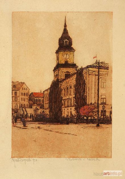 JABŁCZYŃSKI Feliks | Warszawa. Zamek królewski, 1920