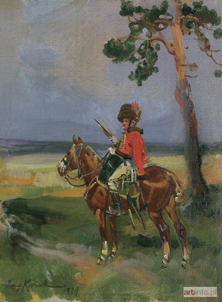 KOSSAK Jerzy | HUZAR NA PATROLU, 1929