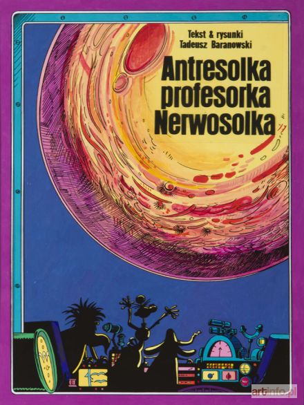 BARANOWSKI Tadeusz | Antresolka Profesorka Nerwosolka, okładka komiksowa do II wydania, 1983 r.