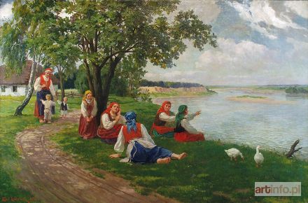 LINDEMAN Emil (LINDEMANN) | Nad rzeką, 1910