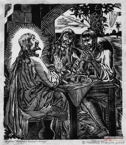 ŻURAWSKI Władysław | Chrystus i uczniowie z Emaus, 1936