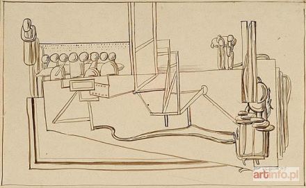 WŁODARSKI (Henryk Streng) Marek | KOMPOZYCJA ZE SKRZYDŁEM OKNA, 1929